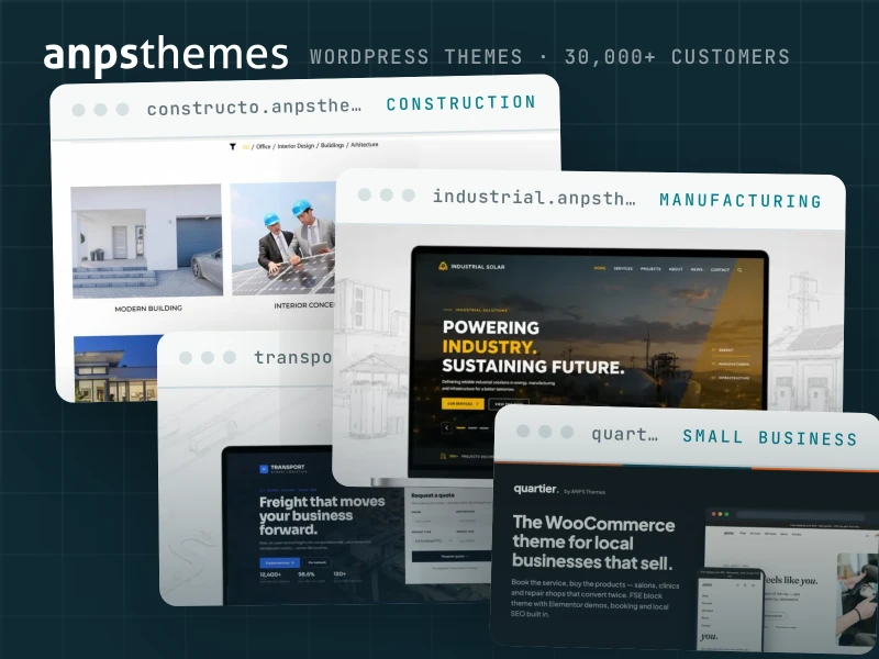 Commercial WordPress products